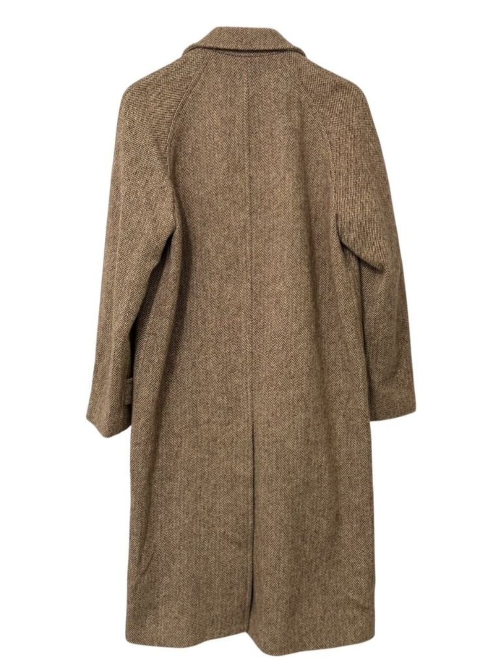 Polo Sport Ralph Lauren Sportswoman Vintage 90s Tweed Wool Herringbone Overcoat - Picture 8 of 16